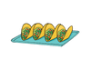 Crunchy Pea Tacos