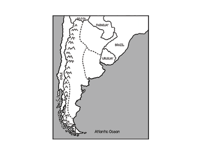Map of Argentina