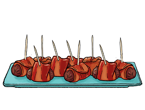 Bacon-Wrapped Dates