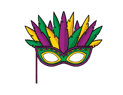 Mardi Gras Mask