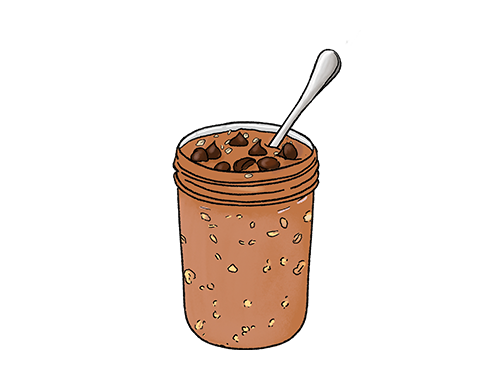 Chocolate Banana Overnight Oatmeal