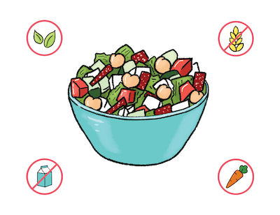 Dietary Modifications for Antipasto Salad
