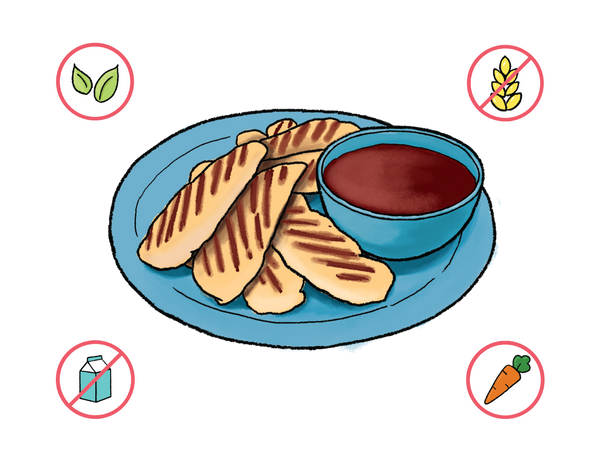 Dietary Modifications for BBQ Chicken Dippers