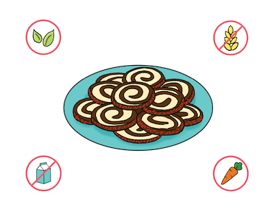 Dietary Modifications for Chocolate Pinwheel Cookies