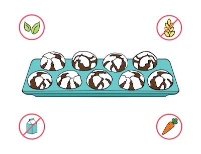 Dietary Modifications for Chocolate Snowball Cookies