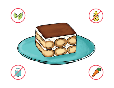 Dietary Modifications for Chocolate Tiramisu