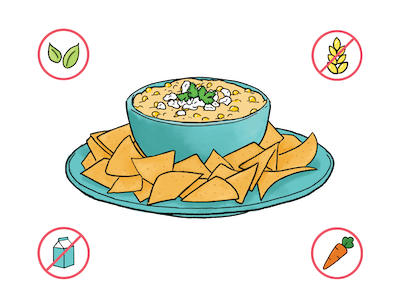 Dietary Modifications for Creepy Corn Dip