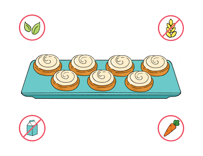 Dietary Modifications for Frosted Pumpkin Cookies