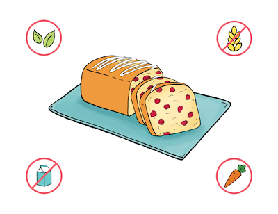 Dietary Modifications for Cranberry Orange Loaf