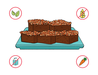 Dietary Modifications for Pecan Pie Brownies