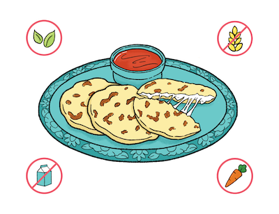 Dietary Modifications for Salvadoran Pupusas