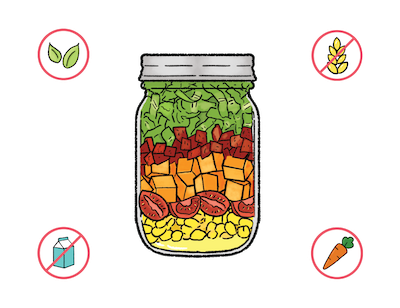 Dietary Modifications for Salad Jar-chitecture