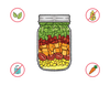 Dietary Modifications for Salad Jar-chitecture