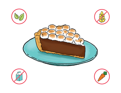 Dietary Modifications for Campfire S'mores Pie