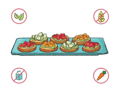 Dietary Modifications for Spring Party Toasts