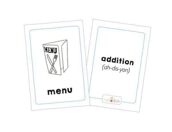 French Flash Cards
