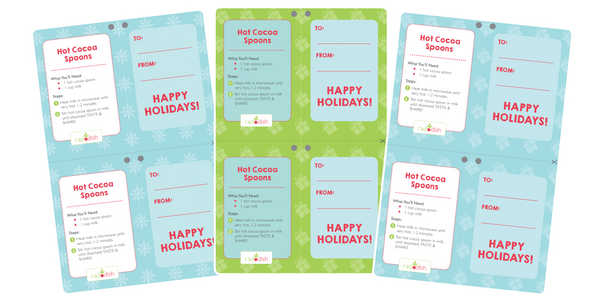 Gift Tags for Hot Cocoa Spoons