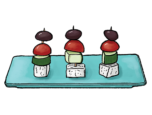 Greek Salad Bites