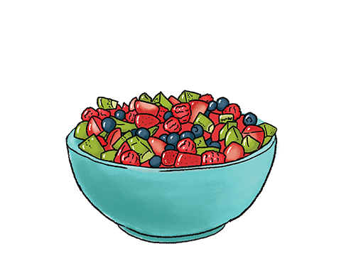 Honey Lime Fruit Salad