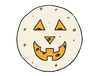 Jack-o'-Lantern Quesadilla