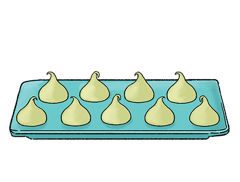 Matcha Meringues