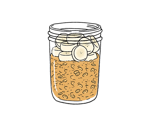 PB & Banana Overnight Oatmeal