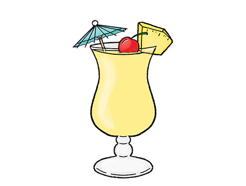 Piña Colada Mocktail