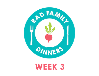Rad Family Dinners: Week 3 - Breakfast for Dinner