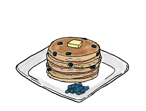 Smart Start Blueberry Pancakes