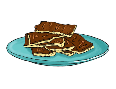 Caramel Cracker Bark