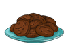 Peppermint Chocolate Brownie Cookies