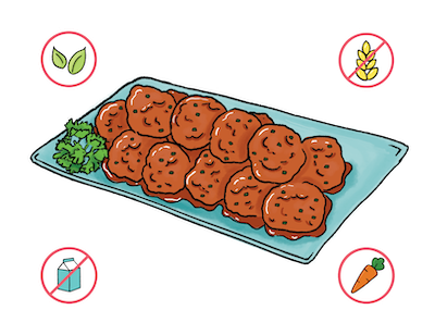 Dietary Modifications for Apple Turkey Meatballs