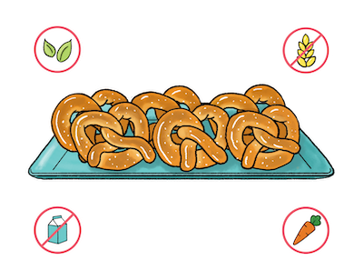 Dietary Modifications for Ballpark Pretzels