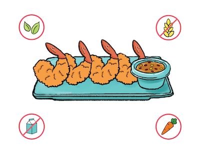 Dietary Modifications for Coconut Shrimp