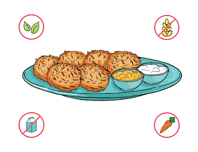 Dietary Modifications for Crispy Potato Latkes – Raddish Kids