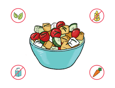 Dietary Modifications for Cupid's Crouton Salad