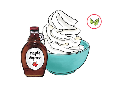 Vegan Maple Whipped Cream