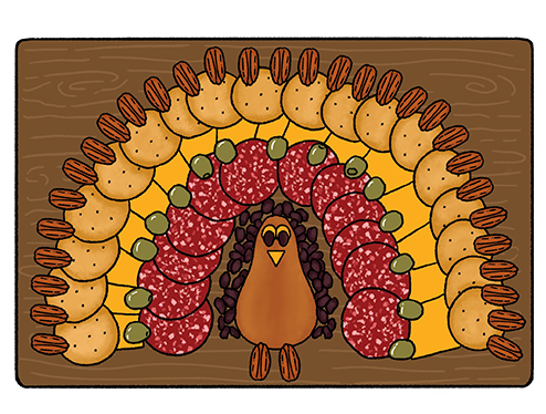 Turkey Cheese Board