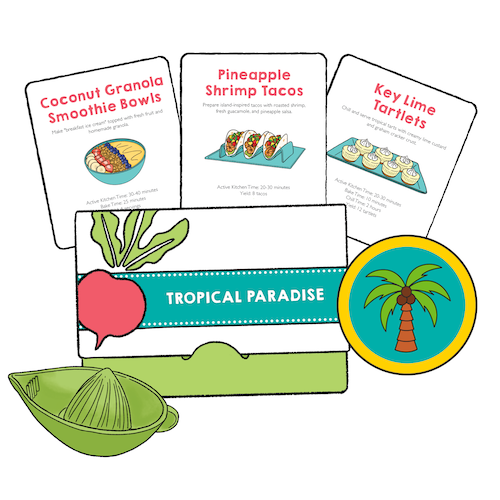 Tropical Paradise Cooking Kit.