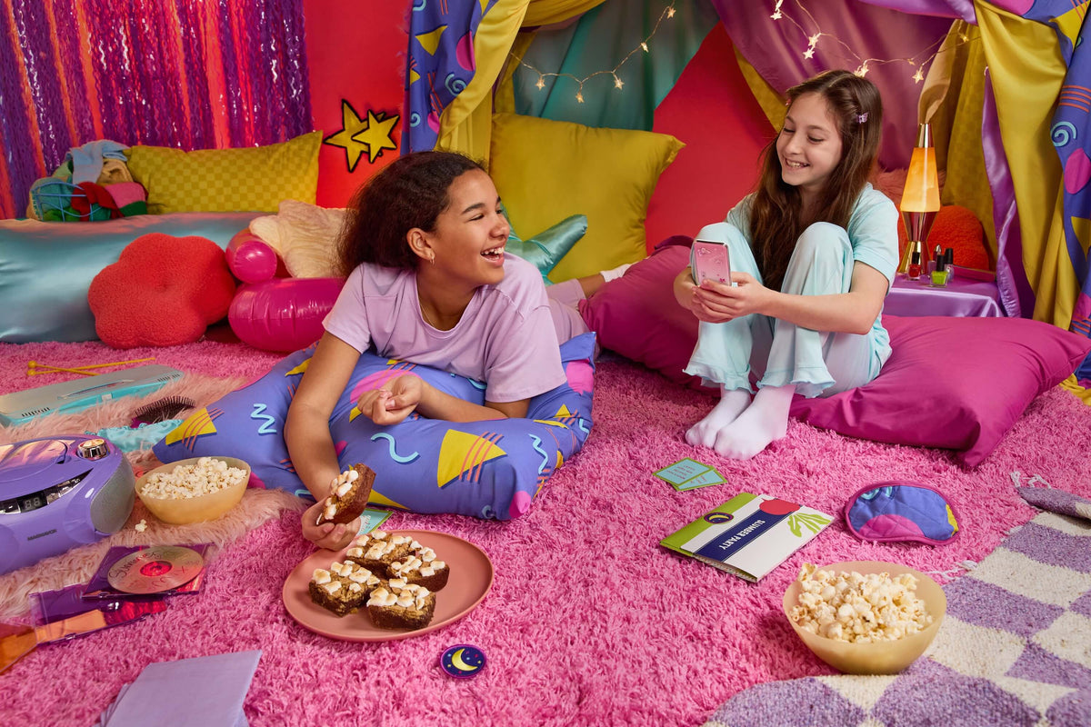 {"type":"root","children":[{"type":"paragraph","children":[{"type":"text","value":"The Sleepover Activity They’ll "},{"type":"text","value":"Actually","bold":true},{"type":"text","value":"\nRemember"}]}]}