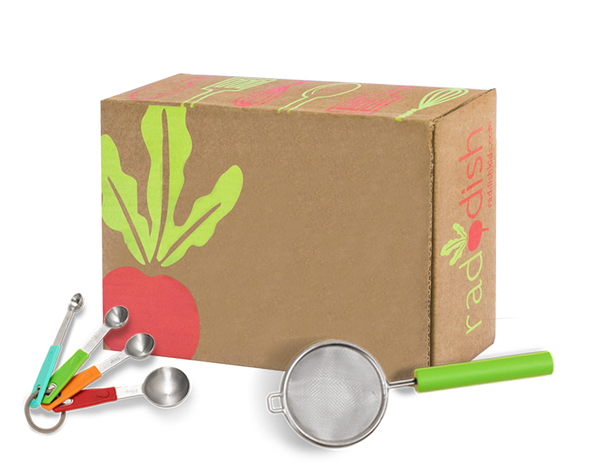 Raddish box with tools