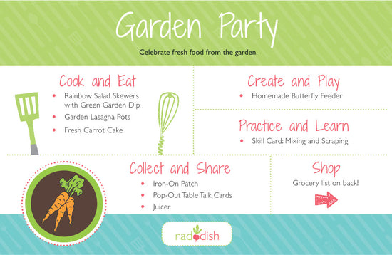 Garden Party Cooking Kit: Eat the Rainbow