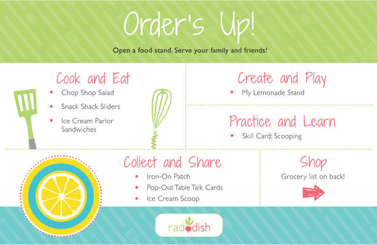 Order's Up! Cooking Kit.