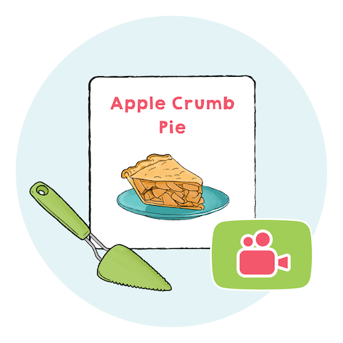 Cook-Along Kit Apple Crumb Pie